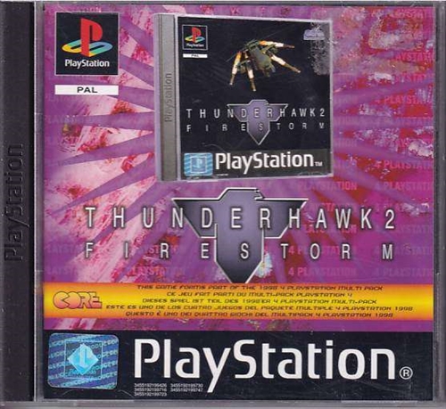 Thunderhawk 2 Firestorm - 1998 4 multipack - PS1 (B Grade) (Genbrug)